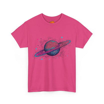 Ringed Planet Space Art Graphic Tee Shirt