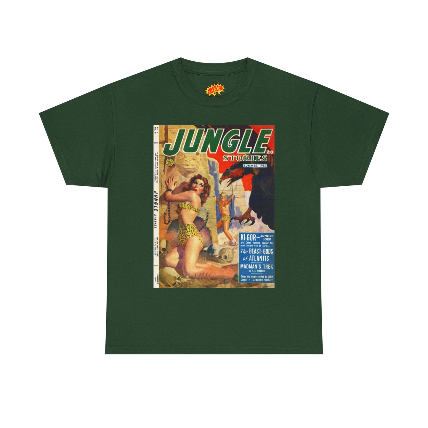 Jungle Stories Summer 1950 Comic Tee Shirt *Multiple Colors*