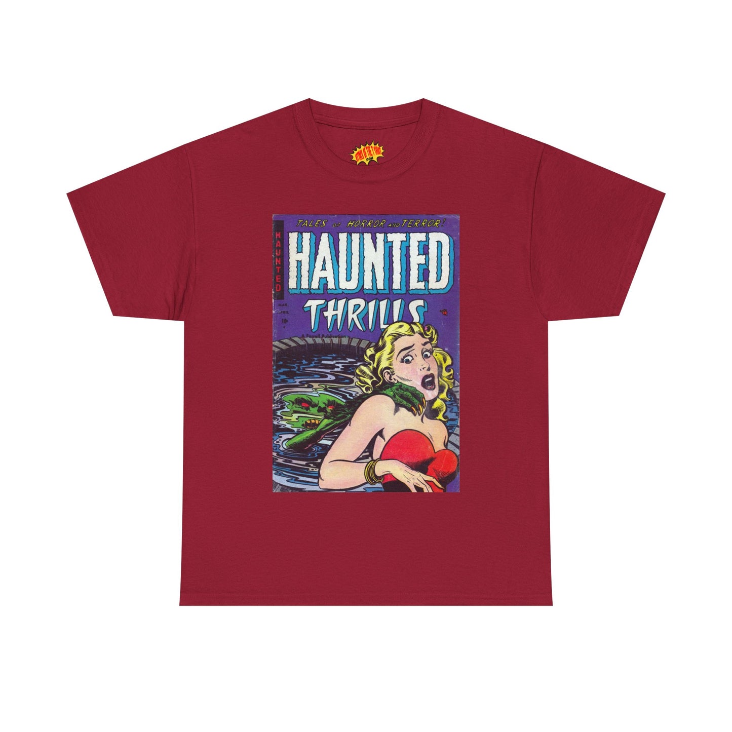 Haunted Thrills March - April Comic Tee Shirt *Multiple Colors*