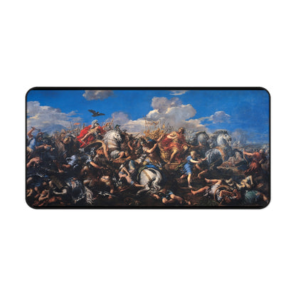 The Battle of Alexander vs Darius Desk Mat/Mousepad
