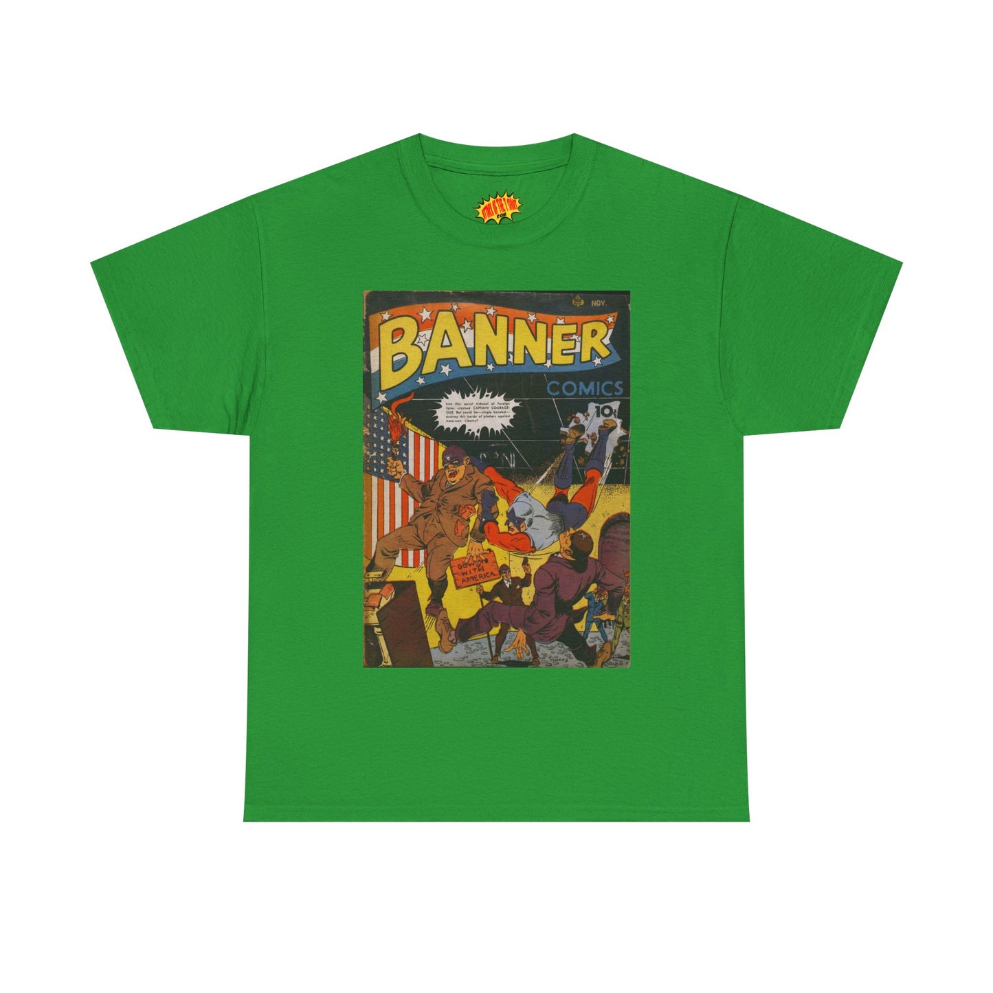 Banner Nov. Comic Tee Shirt *Multiple Colors*