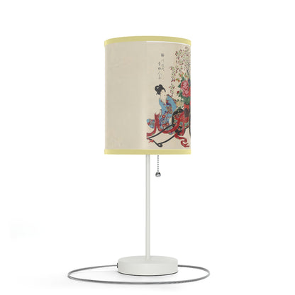 Flower Cart by Chikanobu Japanese Lamp Many Colors Available
