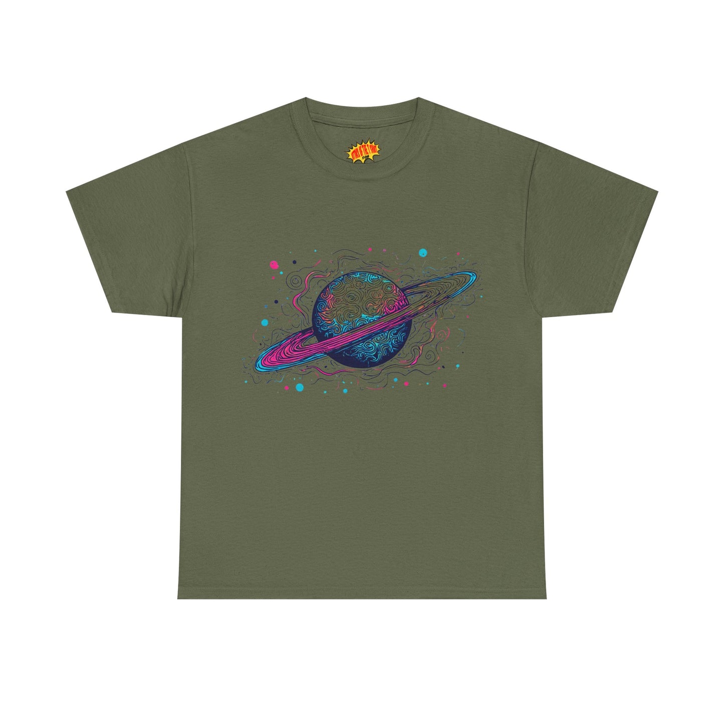 Ringed Planet Space Art Graphic Tee Shirt *Multiple Colors*