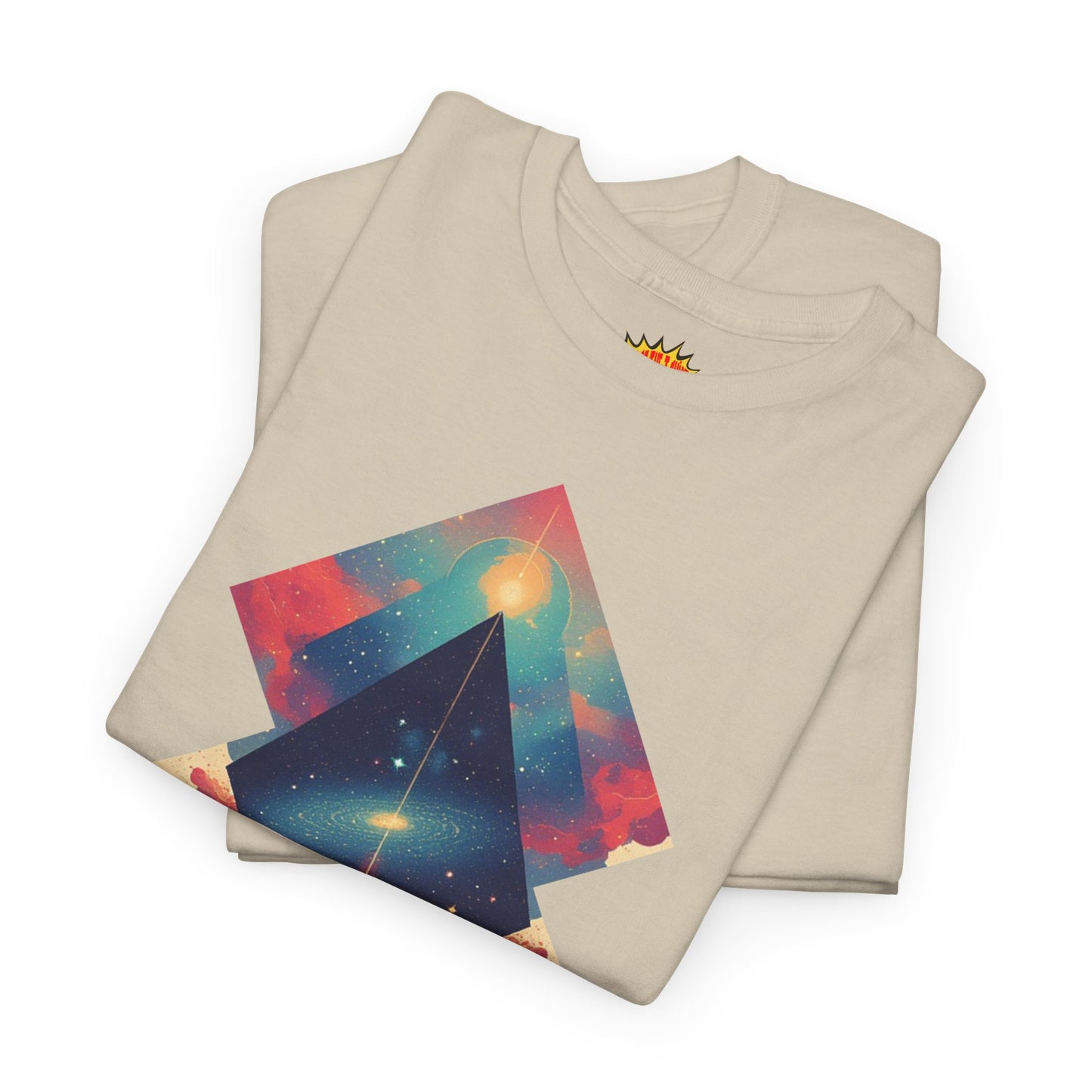Geometric Shape Galaxy Graphic Space Art Tee Shirt *Multiple Colors*