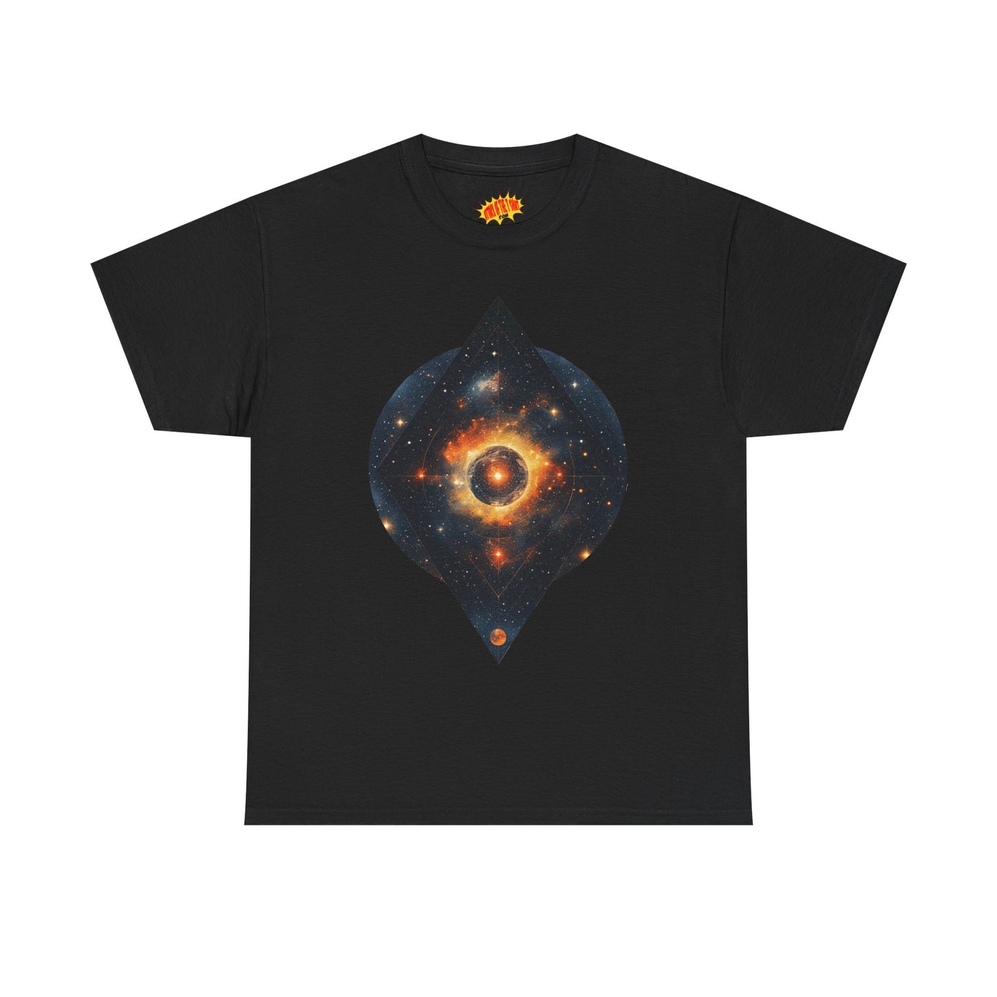 Rounded Diamond Shape Nebula Graphic Space Art Tee Shirt *Multiple Colors*