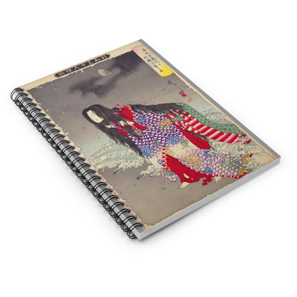 Kiyohime Changing into a Serpent - 36 Ghosts, Yoshitoshi Spiral Notebook