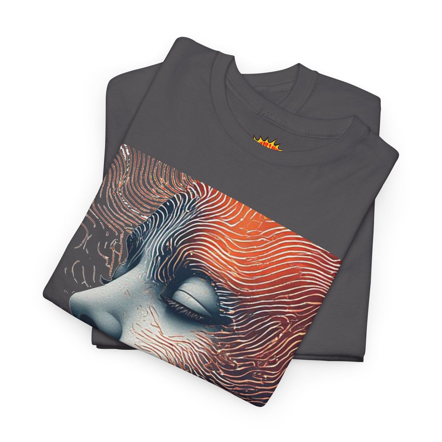Graphic Art Face Tee Shirt *Multiple Colors*