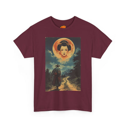 Samurai w/Blood Moon Woman T-Shirt