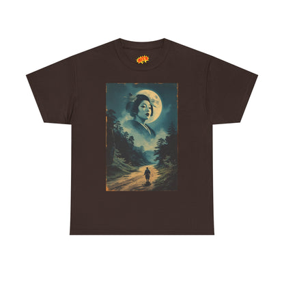 Traveller w/Full Moon Cloud Woman T-Shirt