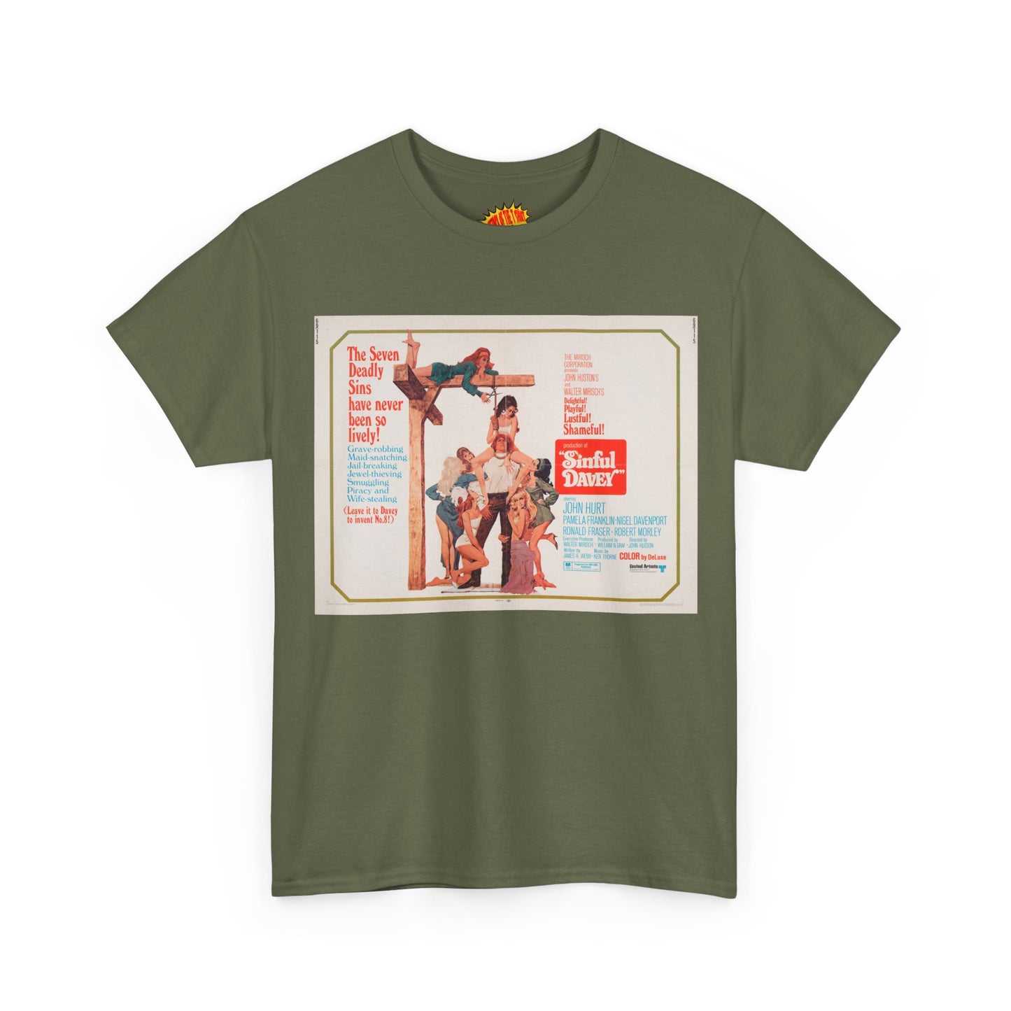 Sinful Davey Movie Poster T-Shirt *Multiple Colors*
