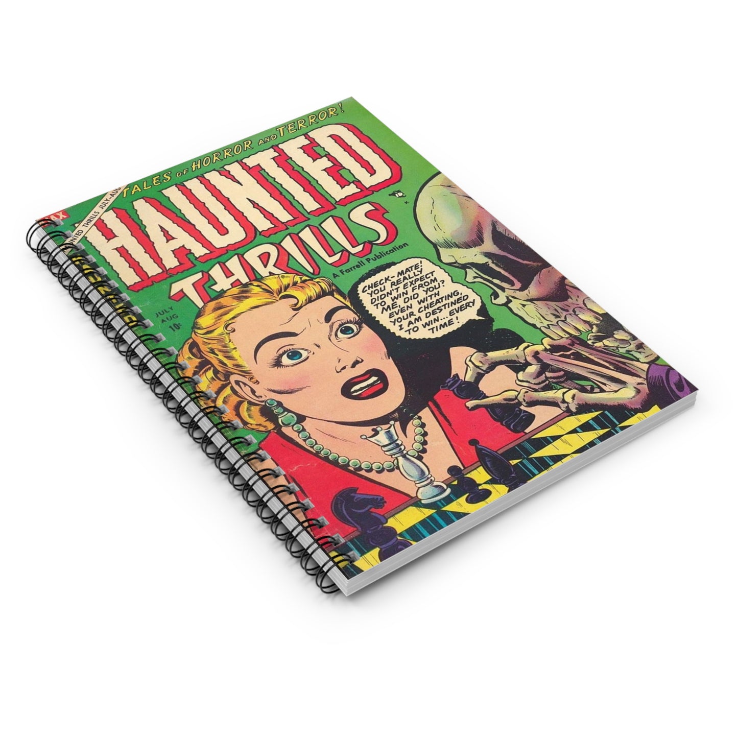 Haunted Thrills July - August Comic Cover Notebook