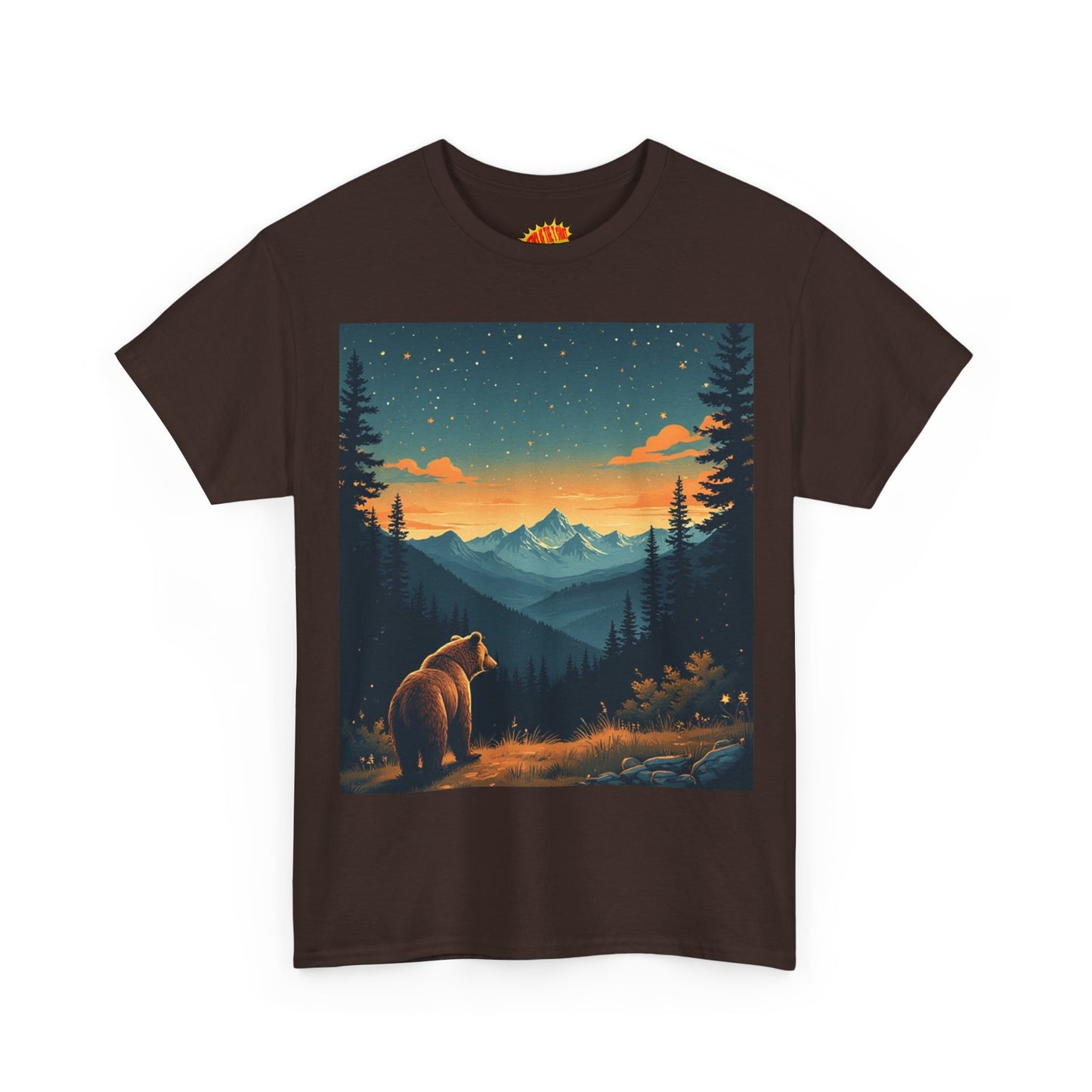 Mountain Bear Sunrise Scene T-Shirt *Multiple Colors*