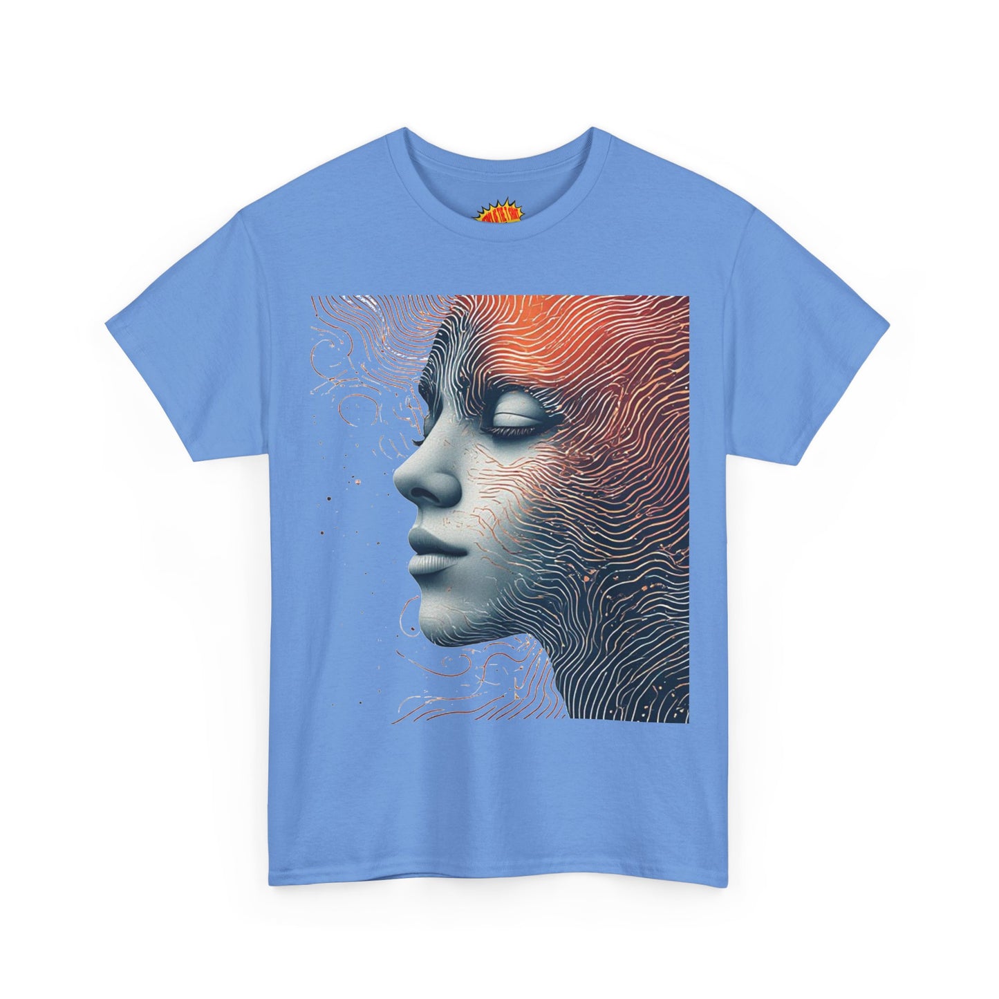 Graphic Art Face Tee Shirt *Multiple Colors*
