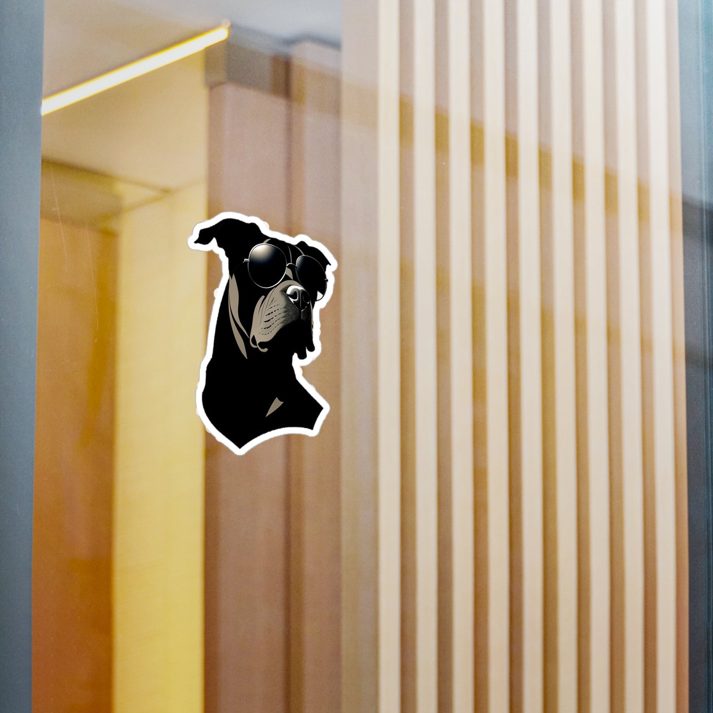 Dog with Sunglasses Durable Vinyl Decal Sticker