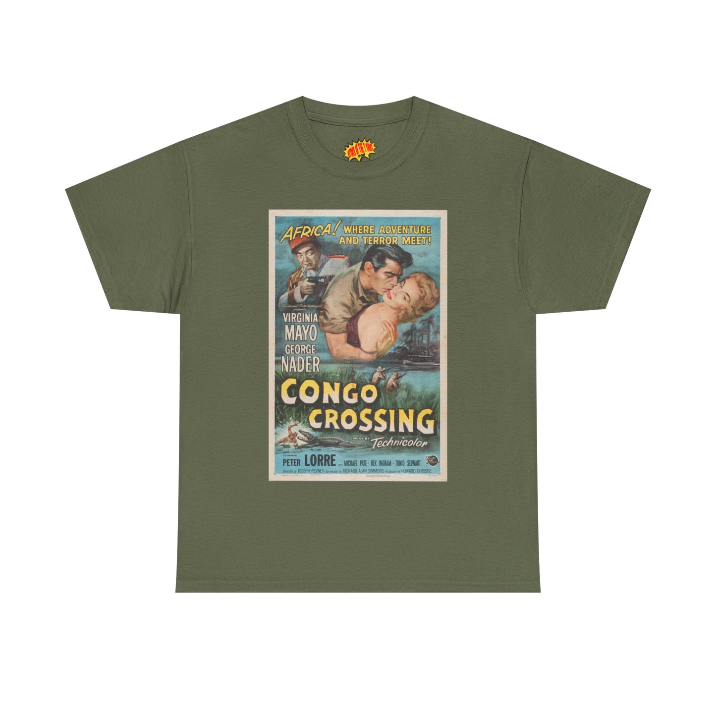 Congo Crossing Movie Poster T-Shirt *Multiple Colors*