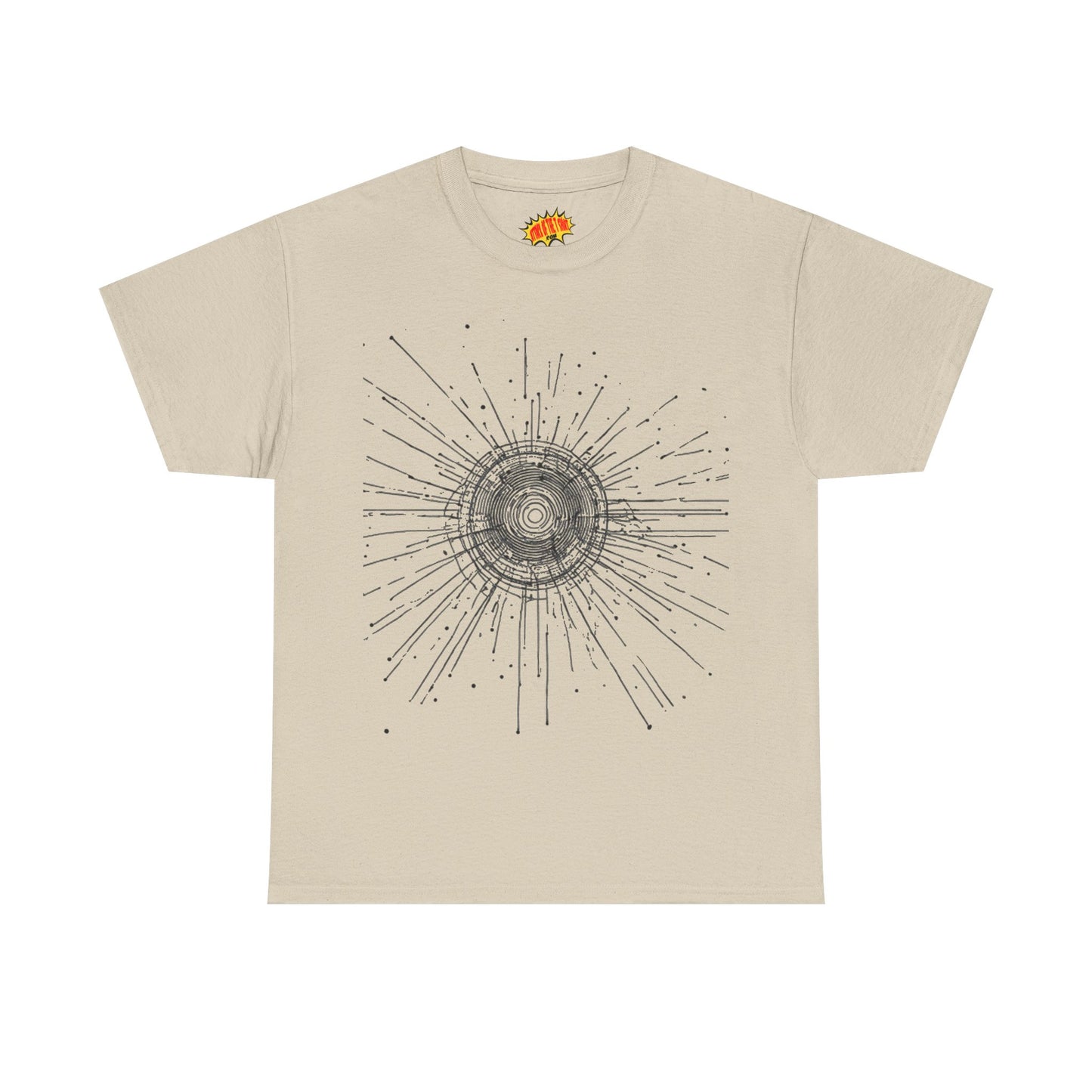 Circle Line Drawing Graphic Art Tee Shirt *Multiple Colors*