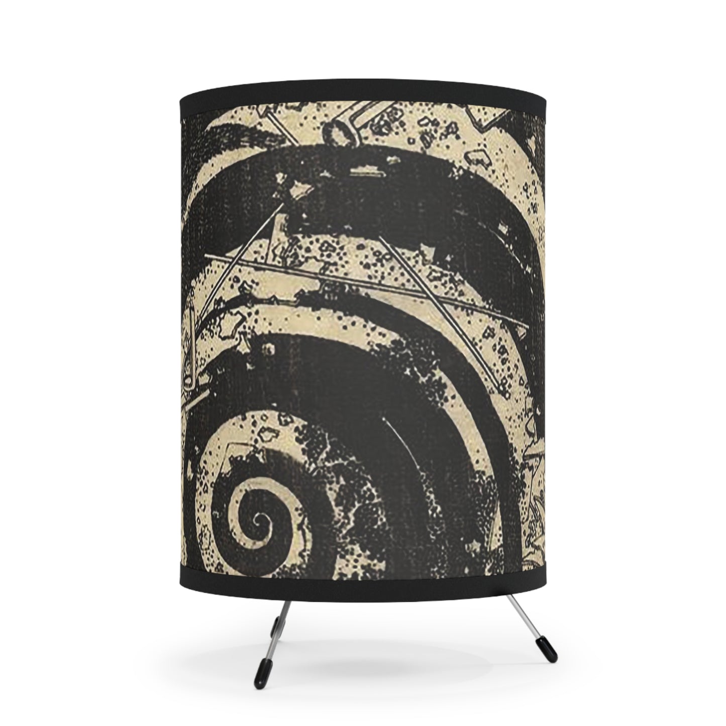 Destruction by Hokusai Japanese Art Lamp