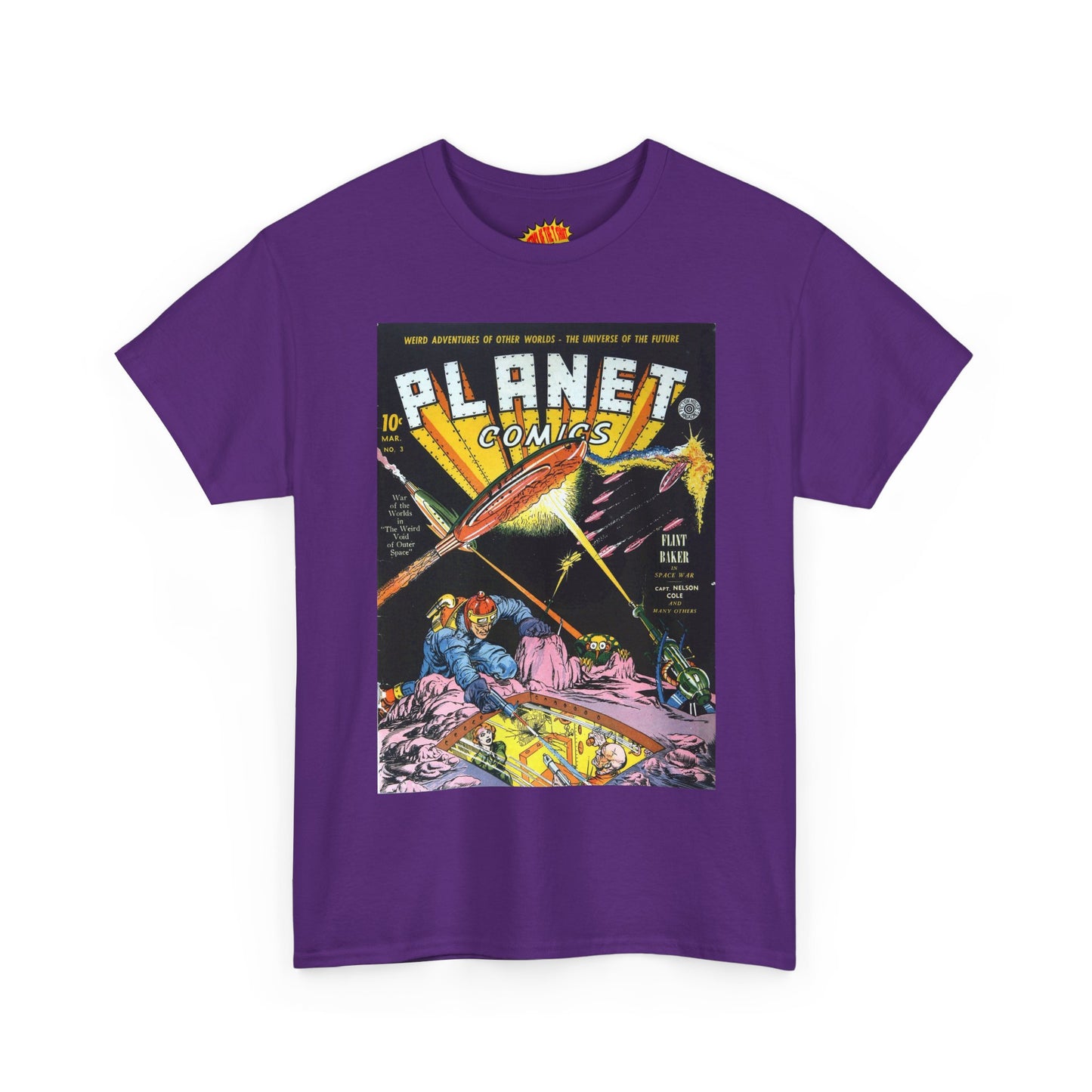 Planet Comics #3 - Heavy Cotton Tee *Dark Colors*