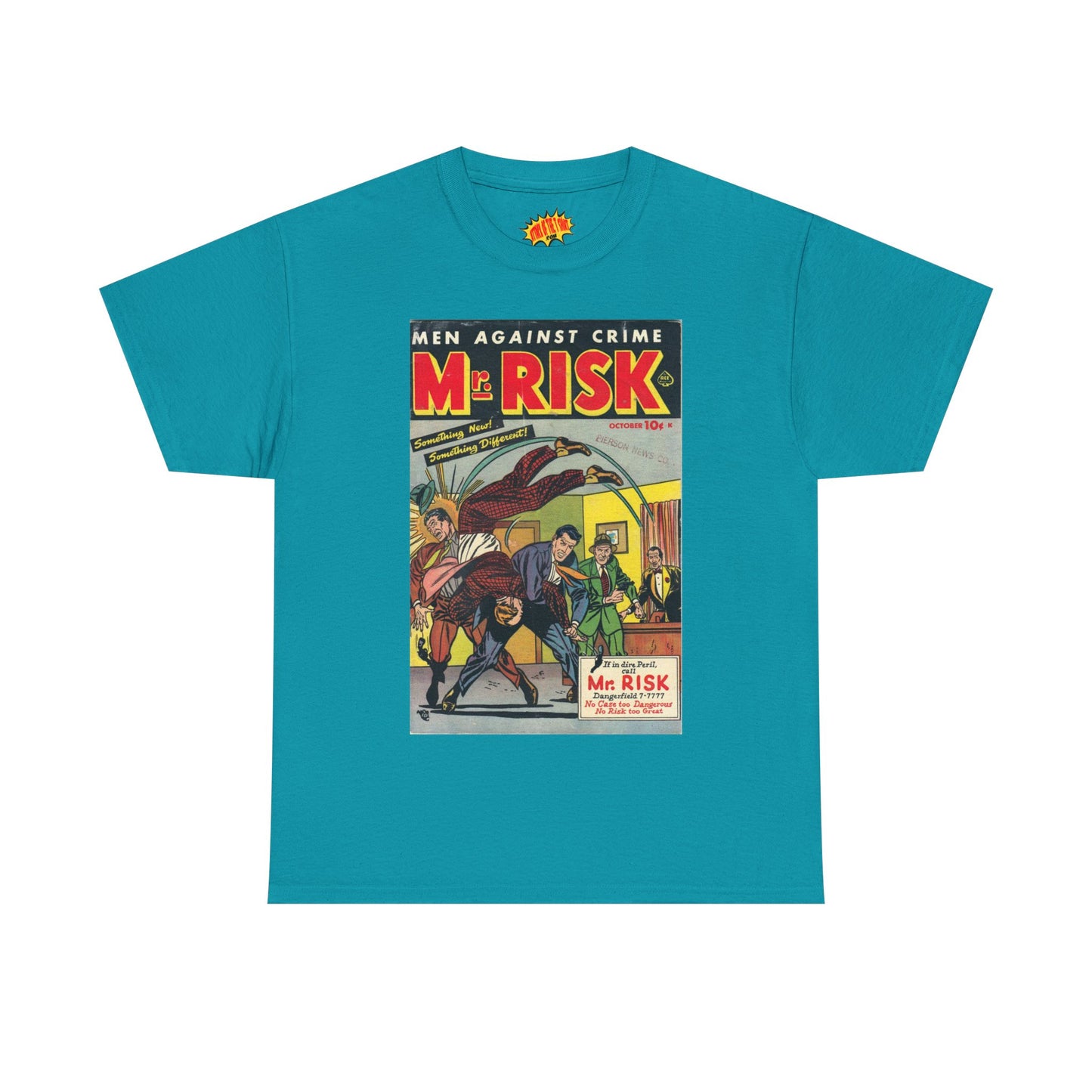 Mr. Risk October Comic Tee Shirt *Multiple Colors*