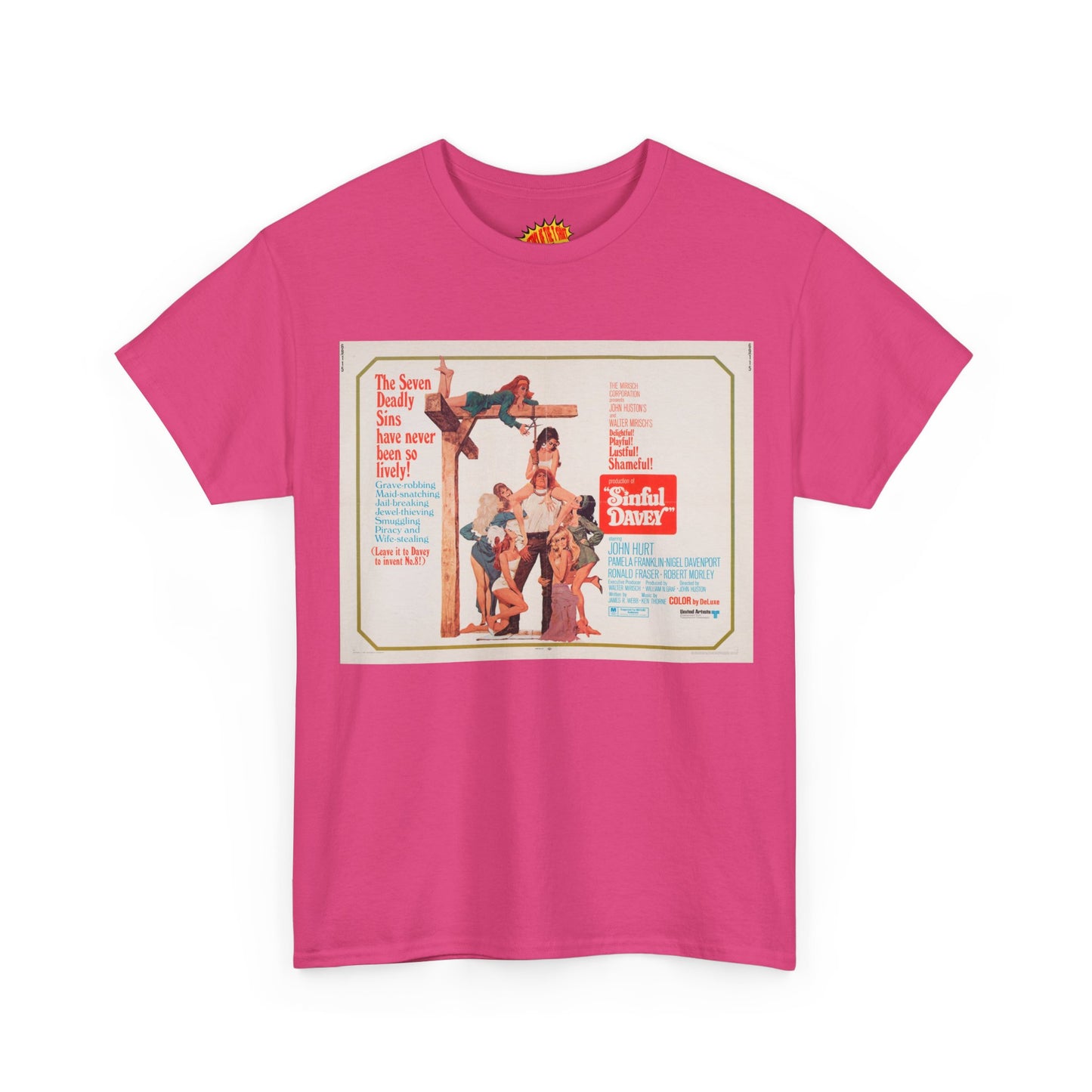 Sinful Davey Movie Poster T-Shirt *Multiple Colors*