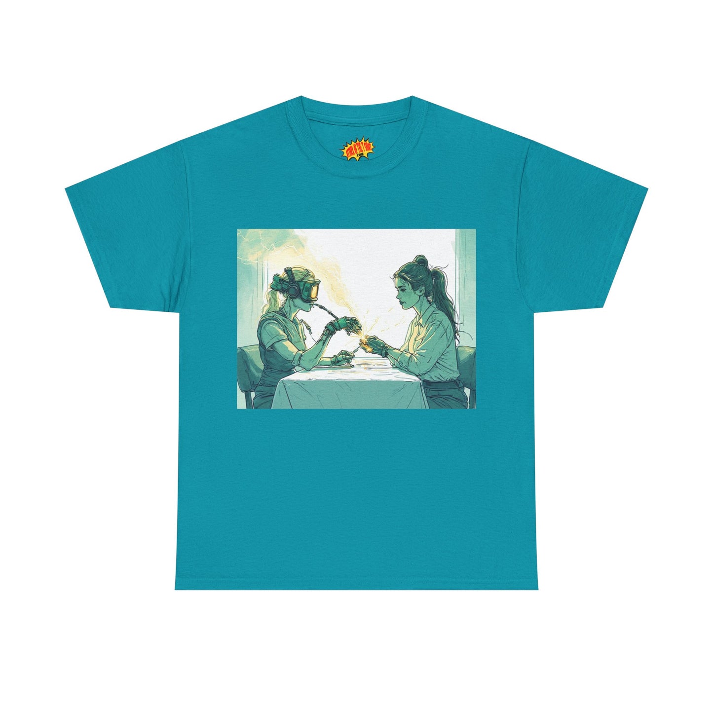 Robot Hands Manicure Scene T-Shirt *Multiple Colors*