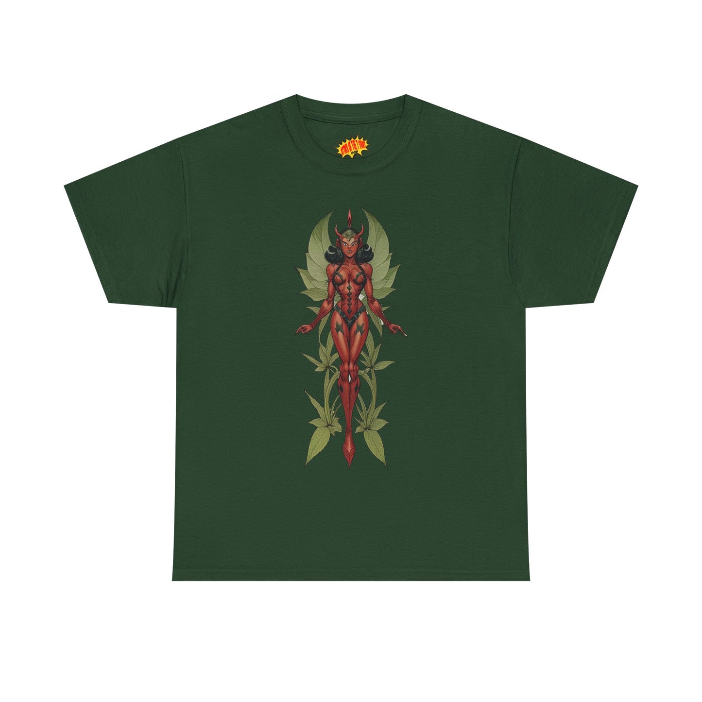Flower Succubus Woman Fantasy Nature T-Shirt *Multiple Colors*