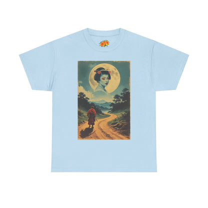 Walking Samurai w/Cloud Moon Woman T-Shirt