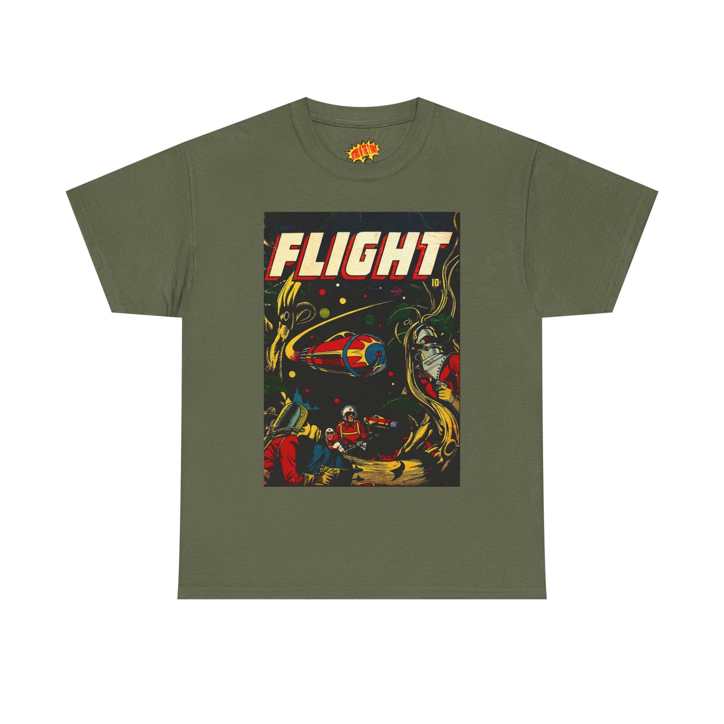 Captain Flight Comic Tee Shirt *Multiple Colors*