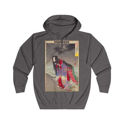 Kiyohime - 36 Ghosts Deluxe Full Zip Hoodie, Many Colors and Sizes