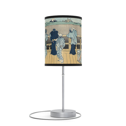 The Sazai Hall by Hokusai Japanese Lamp
