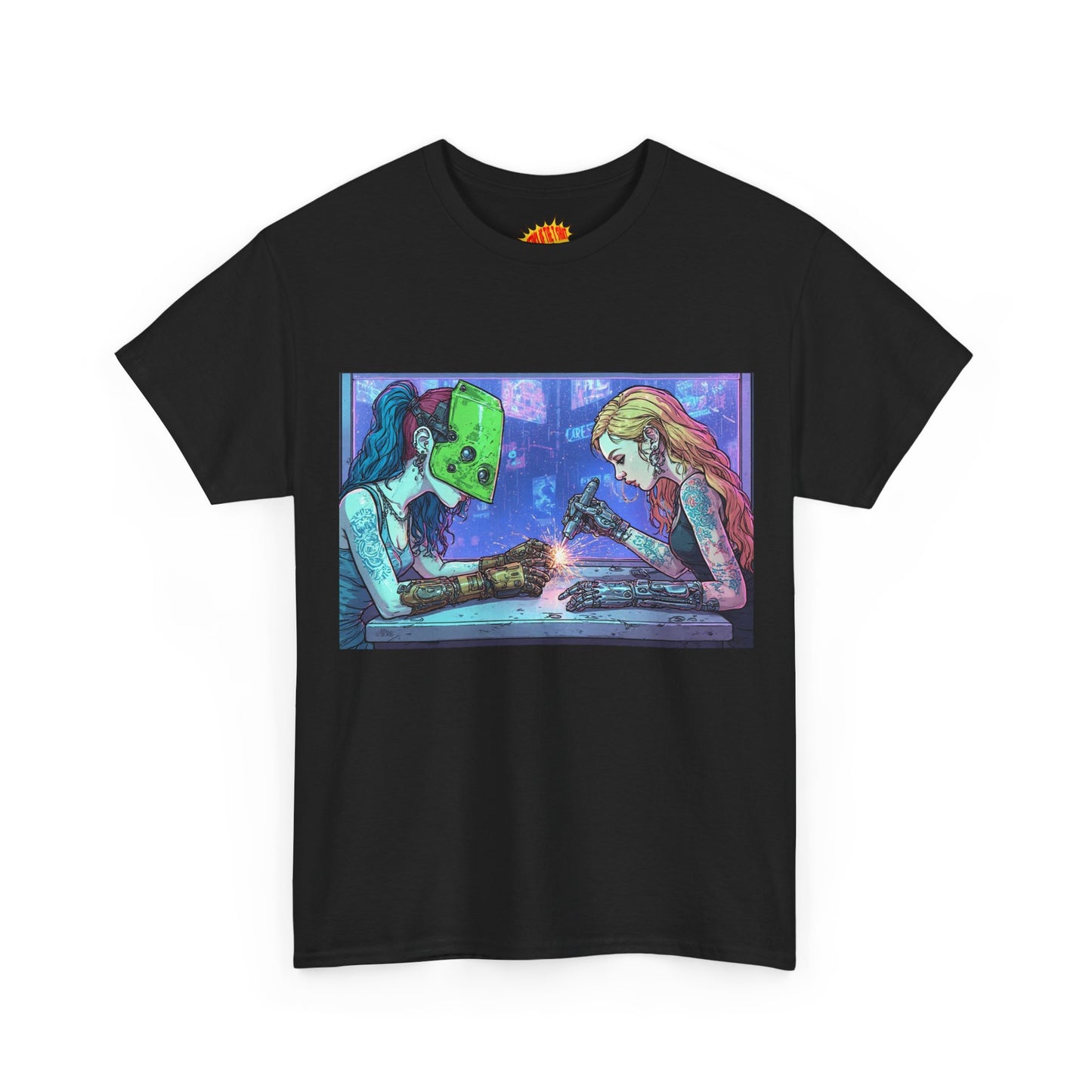 Robot Hands Manicure Cyberpunk T-Shirt *Multiple Colors*