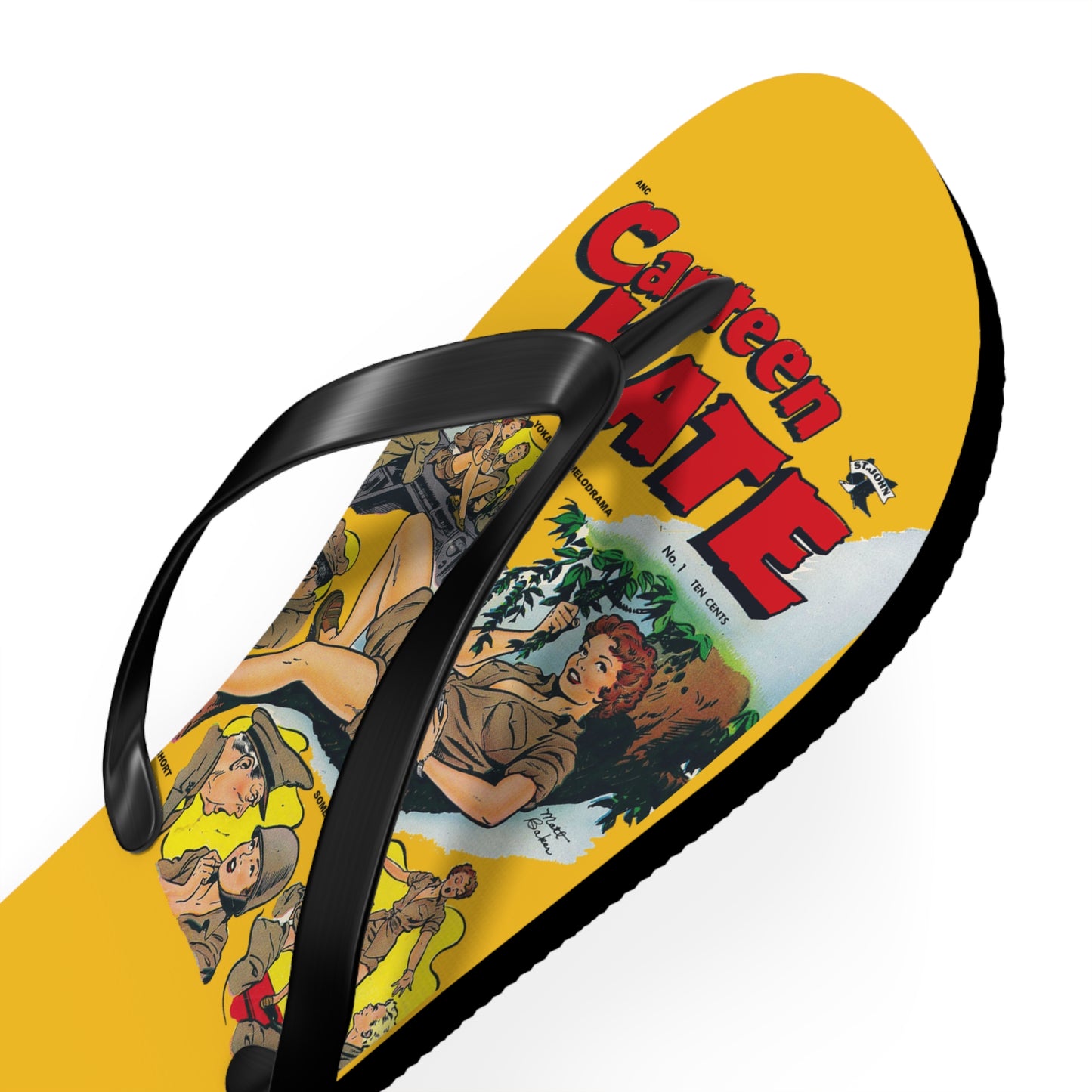 Canteen Kate #1 Flip Flops Yellow *Multiple Sizes Available*