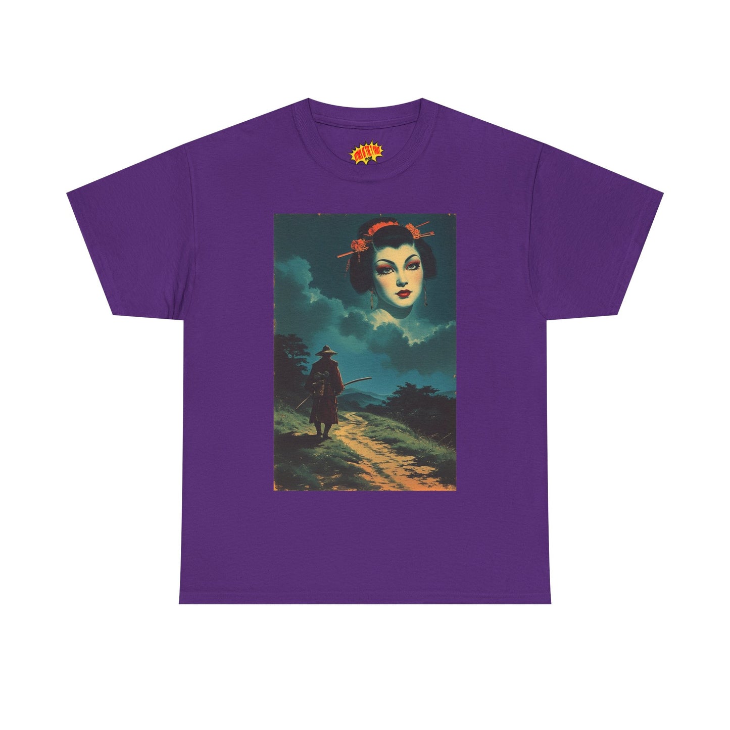 Walking Samurai w/Cloud Woman T-Shirt *Multiple Colors*