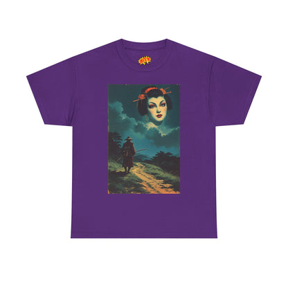Walking Samurai w/Cloud Woman T-Shirt