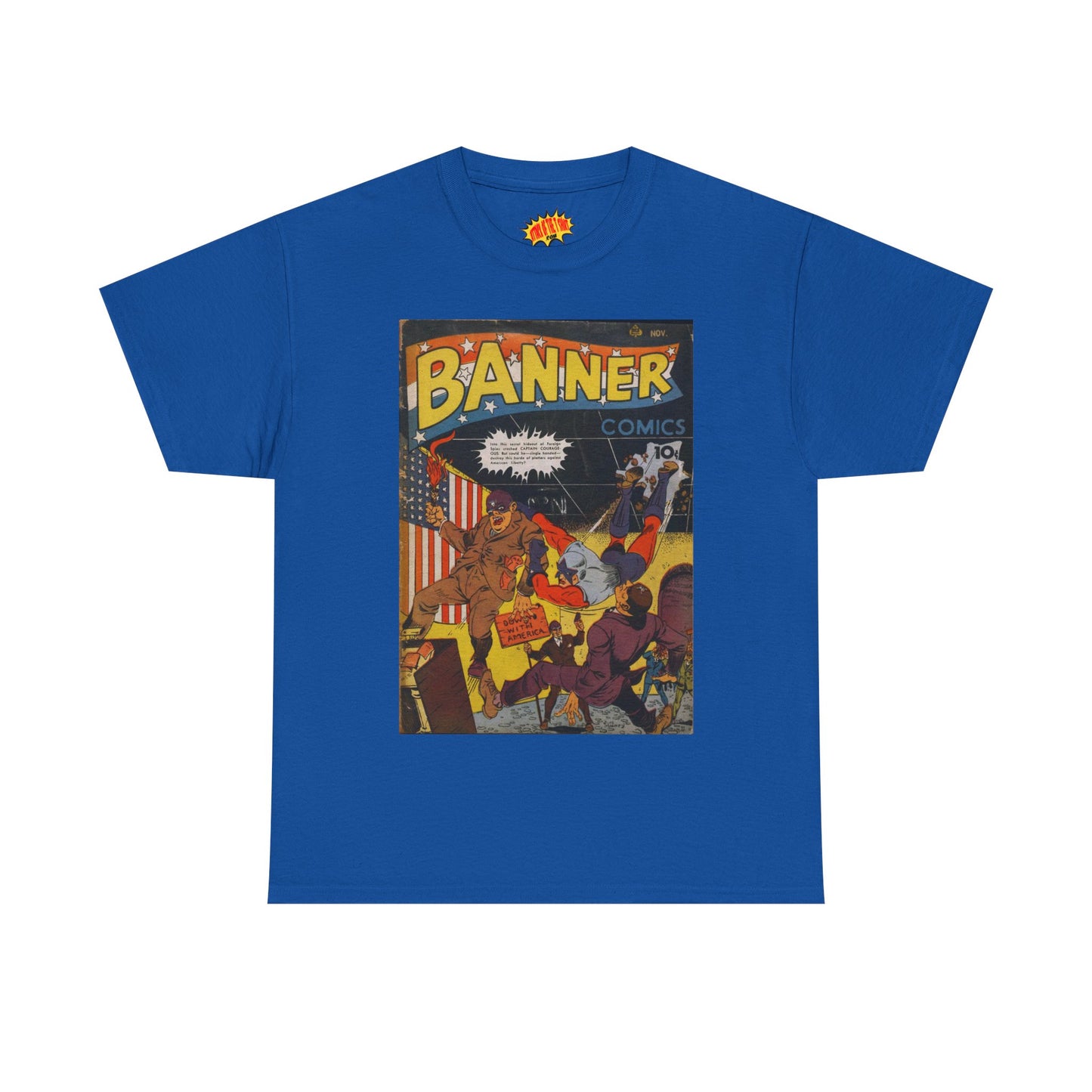 Banner Nov. Comic Tee Shirt *Multiple Colors*