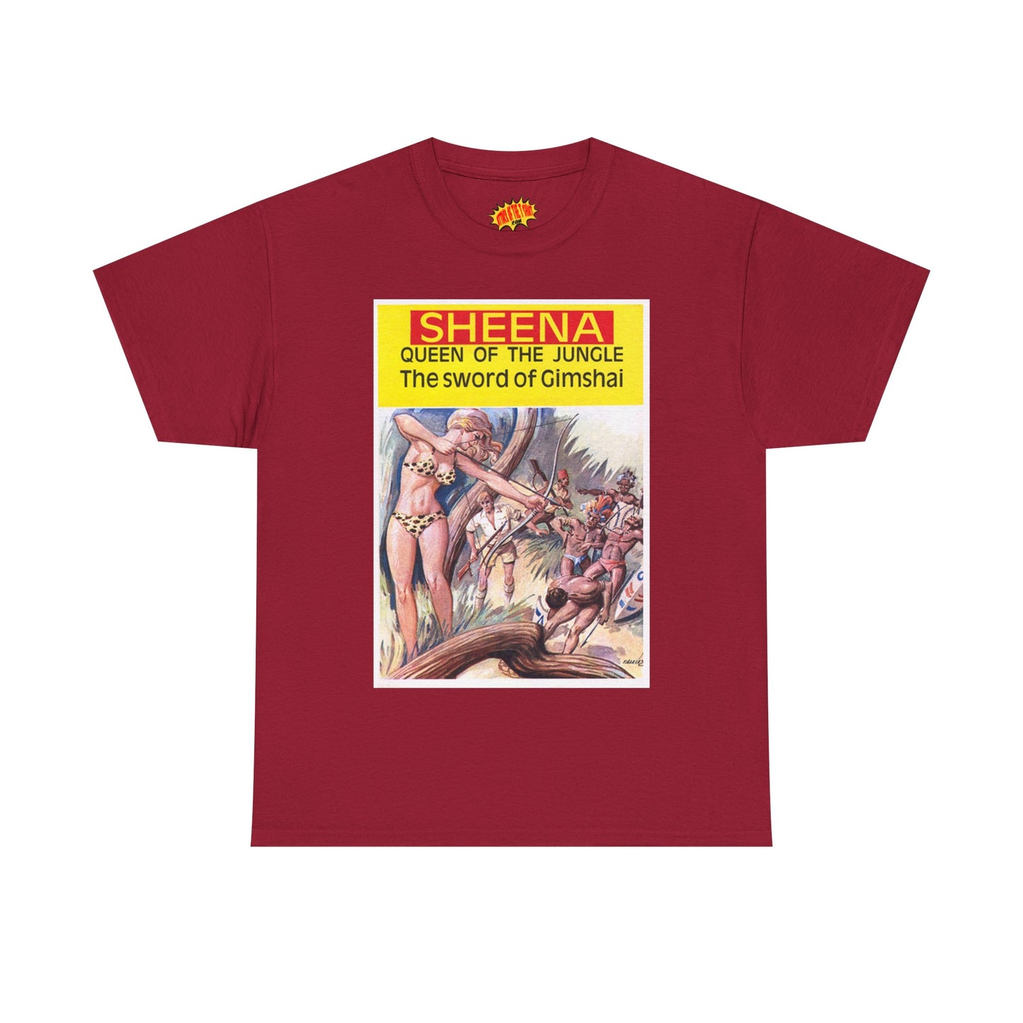 Sheena Queen of the Jungle Comic Tee Shirt *Multiple Colors*