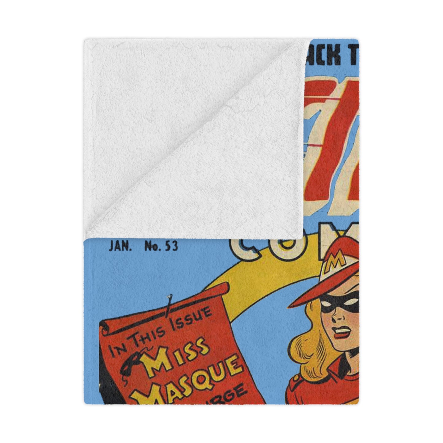 Exciting Comics #53 feat. Miss Masque Microfiber Blanket