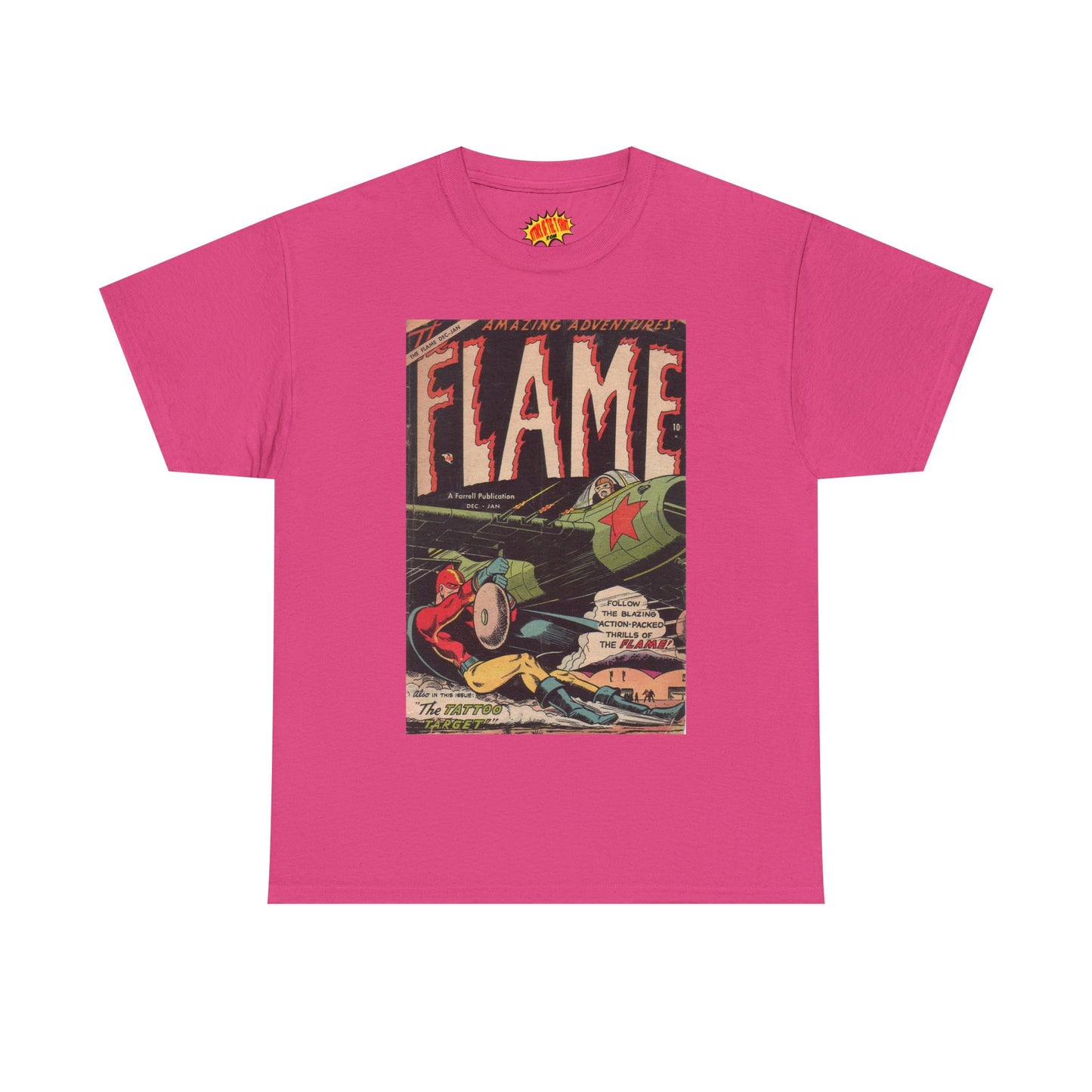 The Flame December - January Comic Tee Shirt *Multiple Colors*