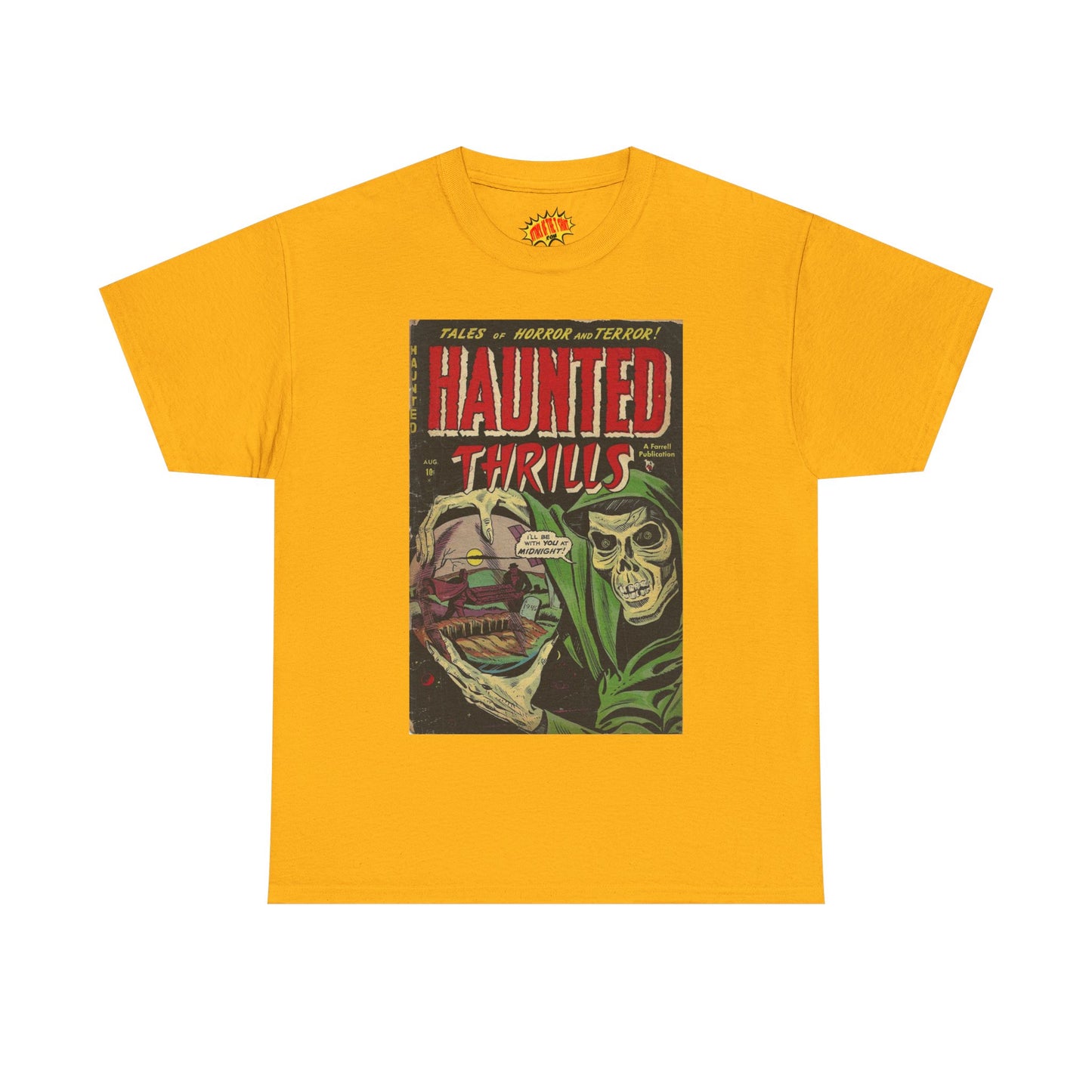 Haunted Thrills August Comic Tee Shirt *Multiple Colors*
