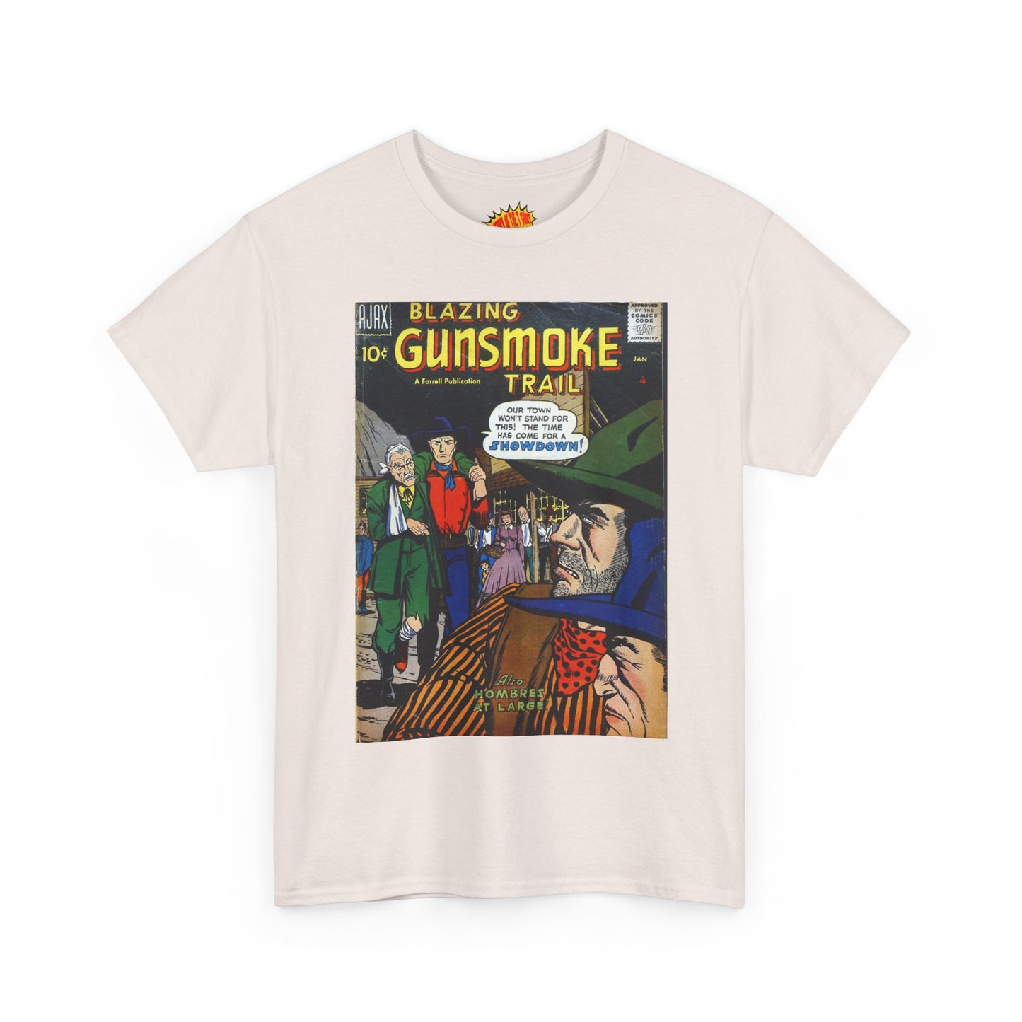 Gunsmoke Trail January Comic Tee Shirt *Multiple Colors*