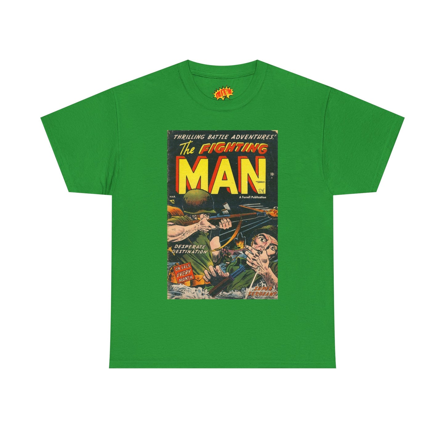 The Fighting Man March Comic Tee Shirt *Multiple Colors*