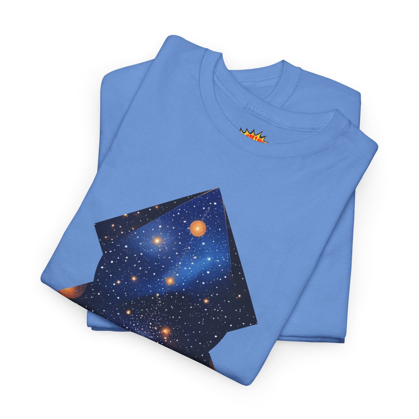 Geometric Shaped Galaxy Graphic Space Art Tee Shirt *Multiple Colors*