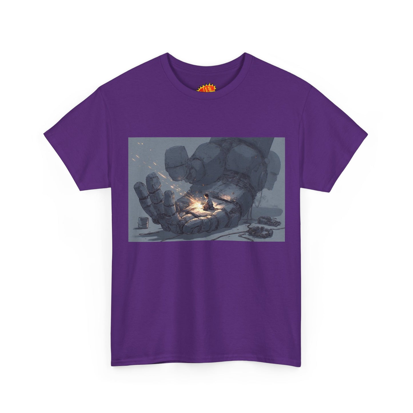 Anime Robot Mech Hand Welder Scene T-Shirt *Multiple Colors*