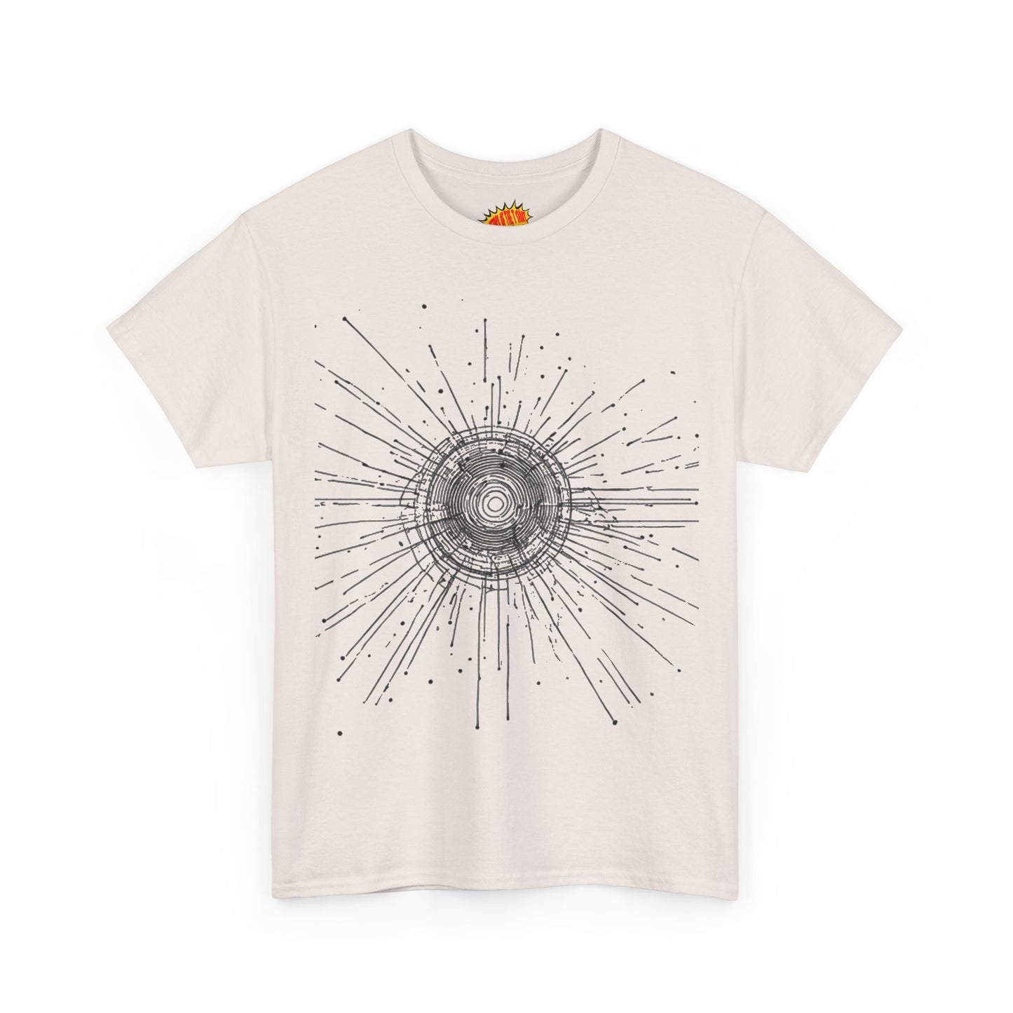 Circle Line Drawing Graphic Art Tee Shirt *Multiple Colors*
