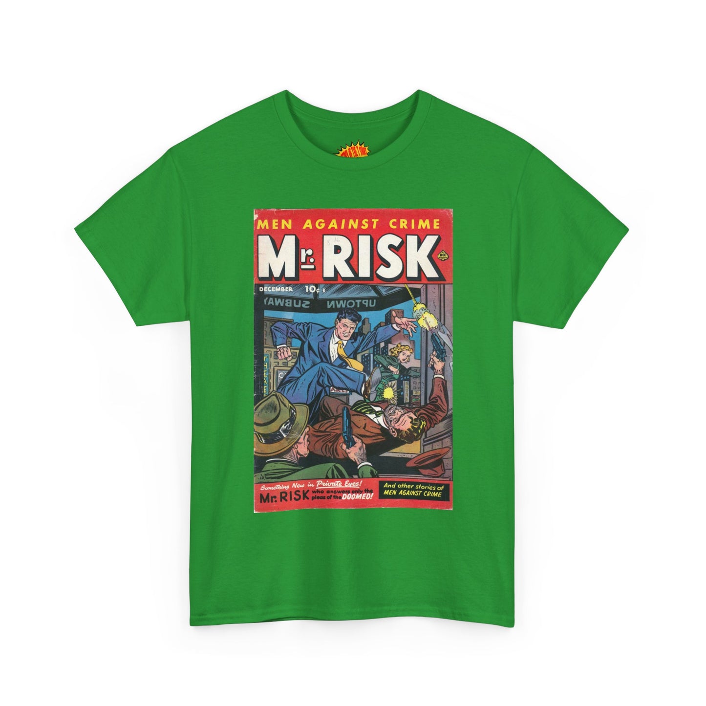 Mr. Risk December Comic Tee Shirt *Multiple Colors*