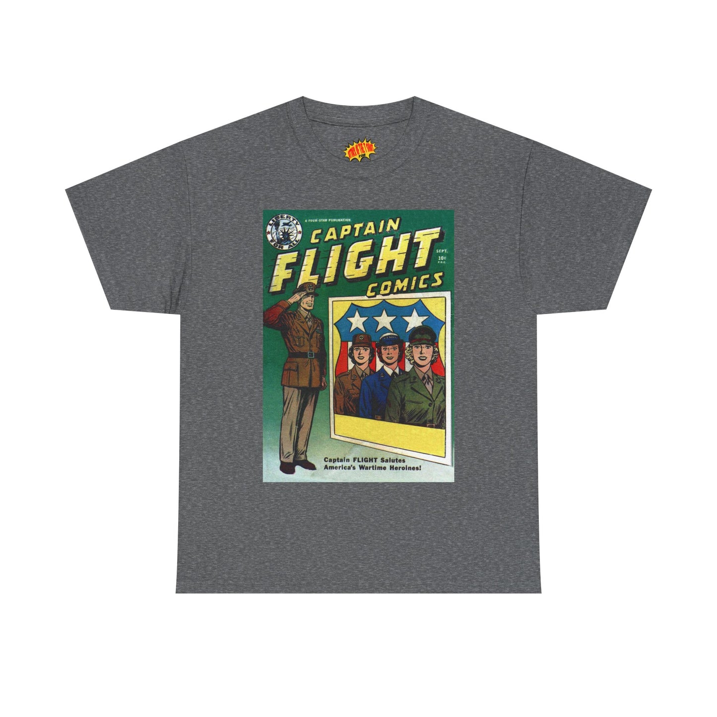 Captain Flight September Comic Tee Shirt *Multiple Colors*