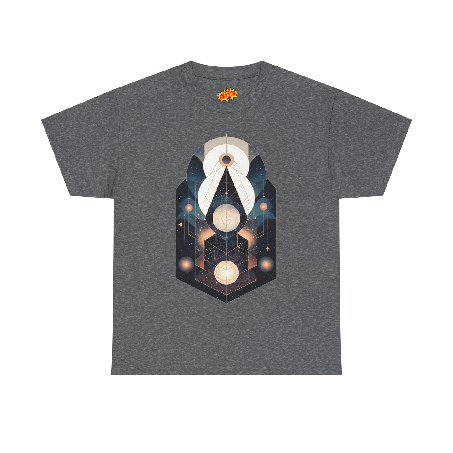 Geometric Space Art Pattern Graphic Tee Shirt *Multiple Colors*