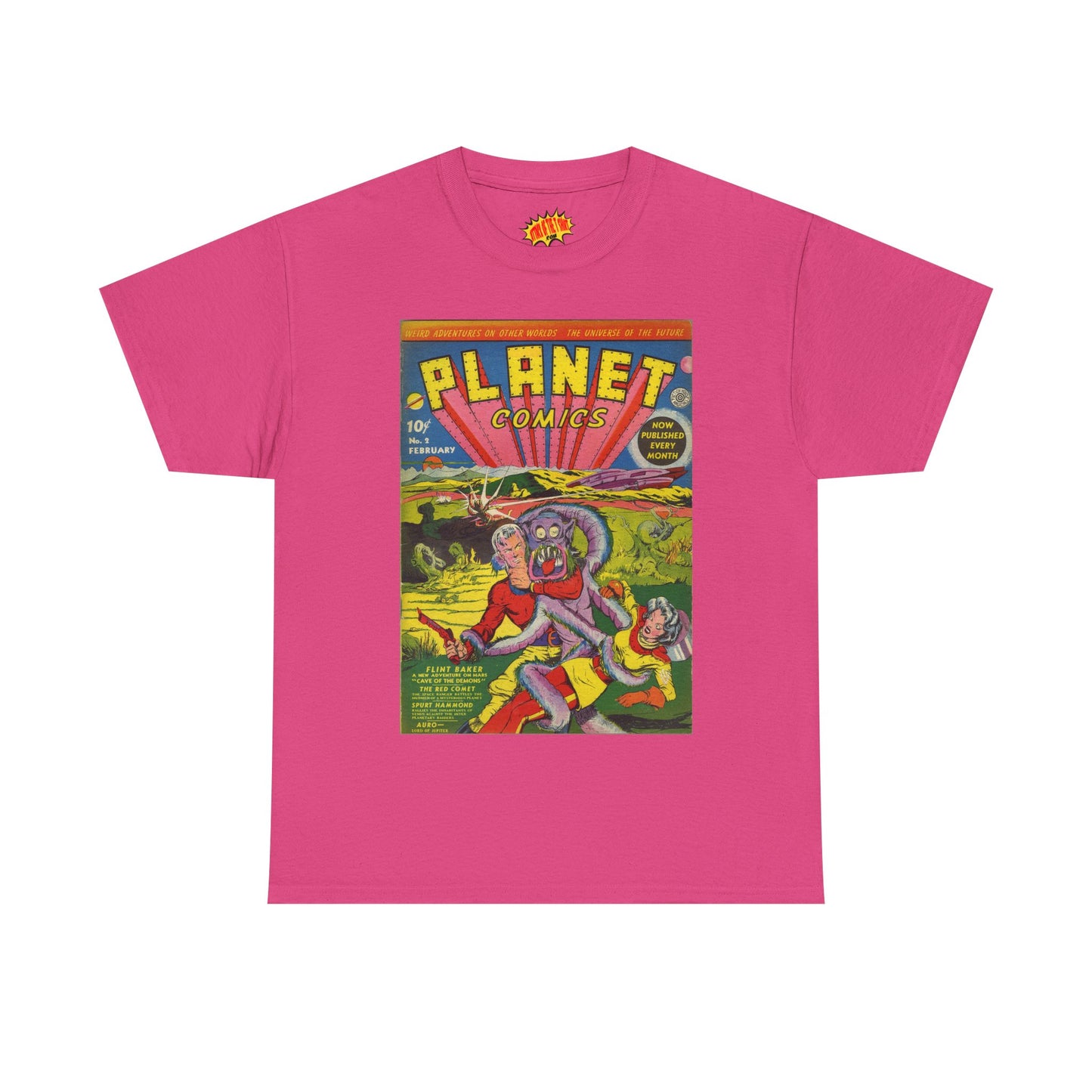 Planet Comics #2 - Heavy Cotton Tee *Light Colors*