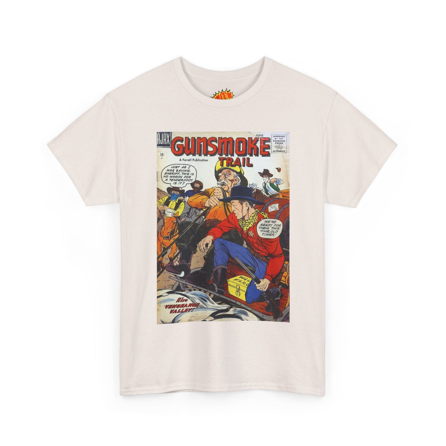 Gunsmoke Trail June Comic Tee Shirt *Multiple Colors*