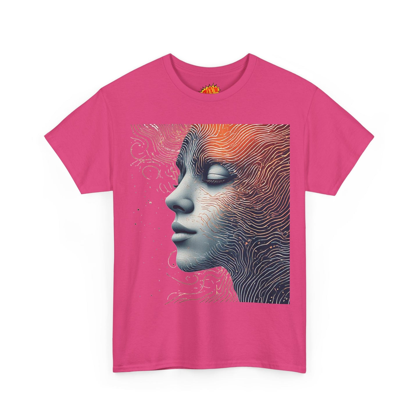 Graphic Art Face Tee Shirt *Multiple Colors*